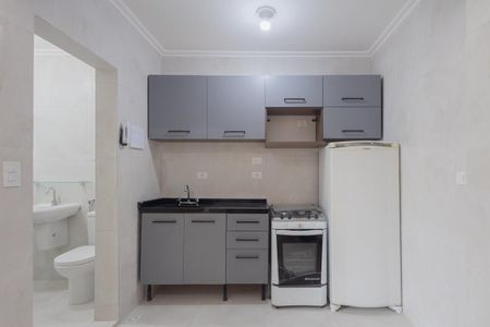 Cozinha de apartamento para alugar com 1 quarto, 28m² em Pinheiros, São Paulo