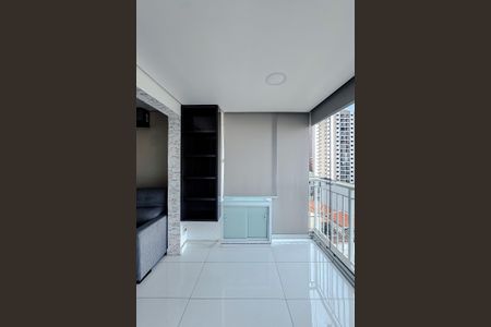 Varanda da Sala de apartamento para alugar com 1 quarto, 66m² em Vila Regente Feijó, São Paulo