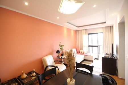 Sala de apartamento para alugar com 1 quarto, 74m² em Santa Maria, São Caetano do Sul