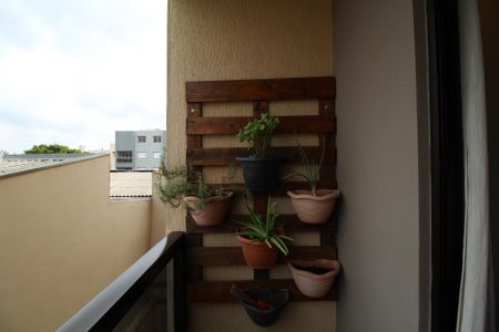 Varanda da Sala de apartamento para alugar com 1 quarto, 74m² em Santa Maria, São Caetano do Sul