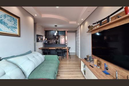 Sala de apartamento à venda com 3 quartos, 72m² em Vila Palmares, São Caetano do Sul