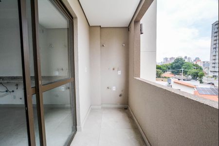 Sala de apartamento à venda com 1 quarto, 51m² em Vila Camilópolis, Santo André