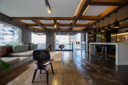 Apartamento para alugar com 32m², 1 quarto e 1 vagaÁrea gourmet