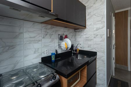 Apartamento para alugar com 34m², 2 quartos e sem vagaCozinha Americana