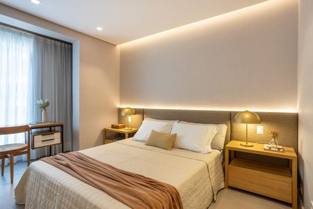 Quarto de apartamento para alugar com 2 quartos, 67m² em Indianópolis, São Paulo