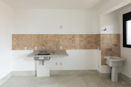 Cozinha de apartamento à venda com 1 quarto, 45m² em Taquaral, Campinas