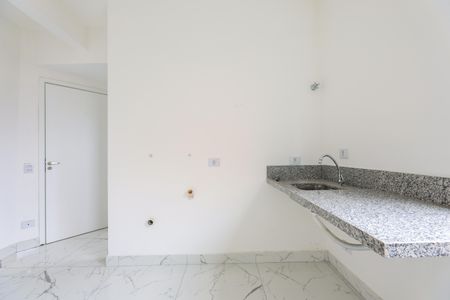 Cozinha de kitnet/studio para alugar com 1 quarto, 27m² em Jardim Clementino, Taboão da Serra
