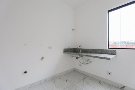 Cozinha de kitnet/studio para alugar com 1 quarto, 27m² em Jardim Clementino, Taboão da Serra
