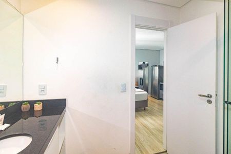 Banheiro  de kitnet/studio para alugar com 1 quarto, 23m² em Centro Histórico, Porto Alegre
