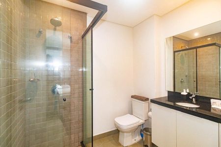 Banheiro  de kitnet/studio para alugar com 1 quarto, 23m² em Centro Histórico, Porto Alegre