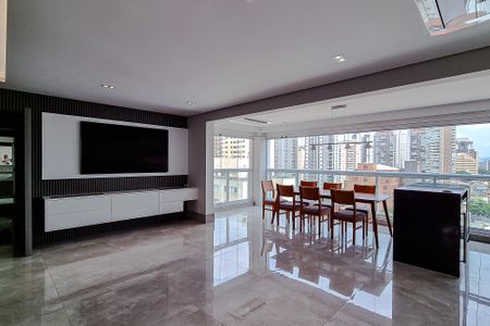 Sala de apartamento para alugar com 3 quartos, 133m² em Pompeia, São Paulo