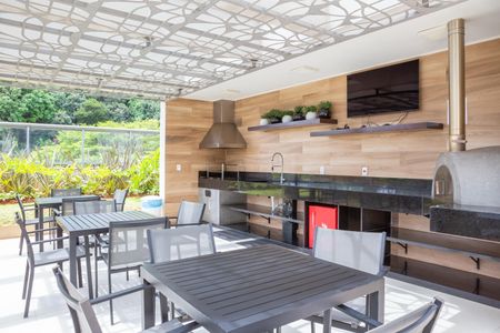 Apartamento à venda com 92m², 2 quartos e 2 vagasÁrea comum - Churrasqueira