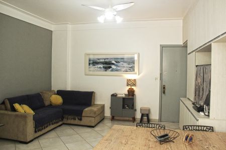 Sala de apartamento para alugar com 1 quarto, 64m² em Gonzaga, Santos
