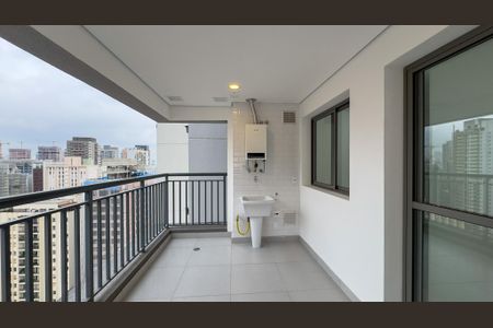 Sacada da Sala de apartamento para alugar com 2 quartos, 51m² em Santo Amaro, São Paulo