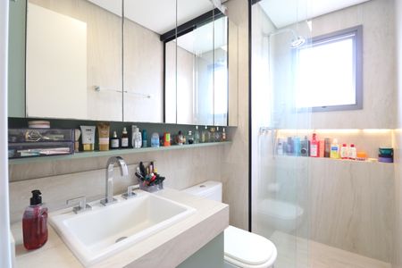 Apartamento para alugar com 107m², 3 quartos e 2 vagasBanheiro da Suíte