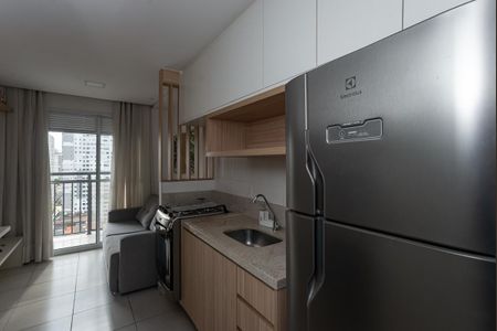 Sala de apartamento para alugar com 1 quarto, 32m² em Vila Romana, São Paulo