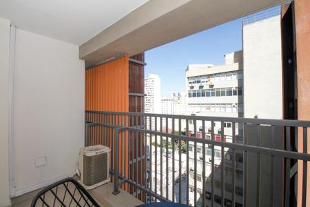 Studio para alugar com 24m², 1 quarto e sem vagaVaranda