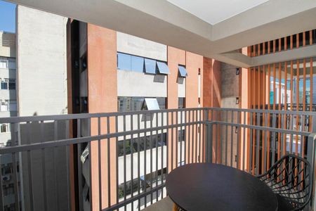 Studio para alugar com 24m², 1 quarto e sem vagaVaranda