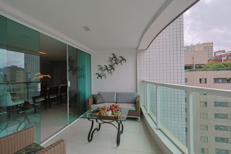 Varanda de apartamento à venda com 4 quartos, 176m² em Gutierrez, Belo Horizonte