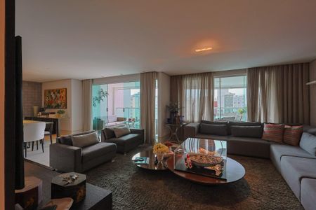 Sala de apartamento à venda com 4 quartos, 176m² em Gutierrez, Belo Horizonte