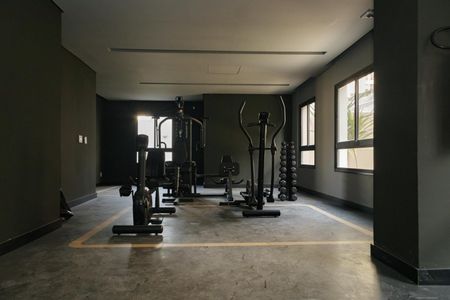 Apartamento para alugar com 28m², 1 quarto e sem vaga Apartamento para alugar com 28m², 1 quarto e sem vagaÁrea comum - Academia