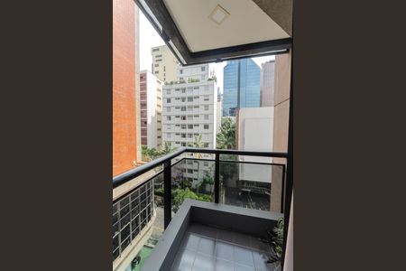 Sacada de apartamento à venda com 1 quarto, 40m² em Consolação, São Paulo