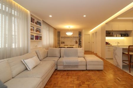 Sala de apartamento para alugar com 4 quartos, 148m² em Jardim Paulista, São Paulo