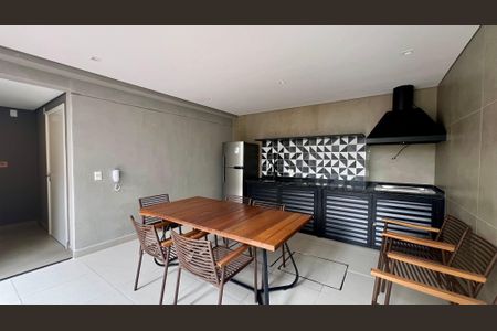 Studio para alugar com 26m², 1 quarto e sem vagaChurrasqueira