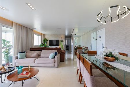 Sala de apartamento à venda com 3 quartos, 126m² em Vila Sonia do Taboao, Taboão da Serra