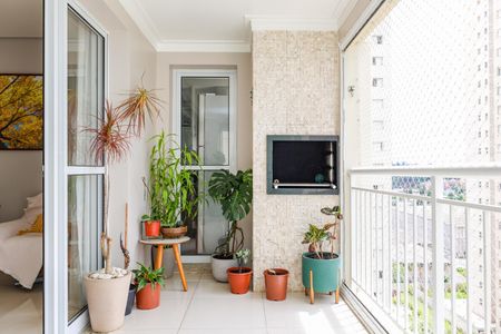 Varanda da Sala de apartamento à venda com 3 quartos, 126m² em Vila Sonia do Taboao, Taboão da Serra