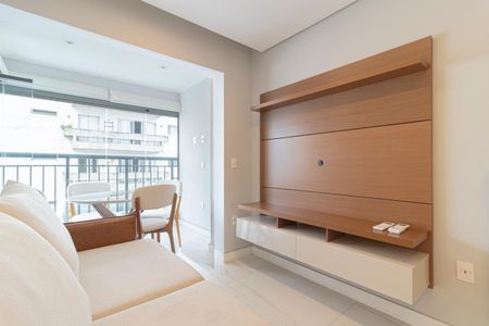 Sala de apartamento para alugar com 2 quartos, 54m² em Indianópolis, São Paulo