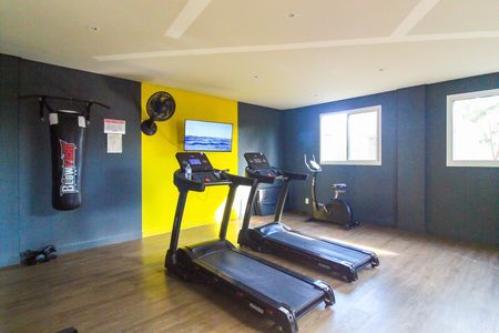 Apartamento para alugar com 36m², 2 quartos e sem vaga Apartamento para alugar com 36m², 2 quartos e sem vagaÁrea comum - Academia