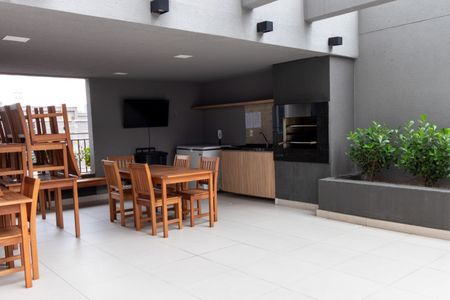 Apartamento à venda com 39m², 2 quartos e 1 vaga Apartamento à venda com 39m², 2 quartos e 1 vagaÁrea comum - Churrasqueira