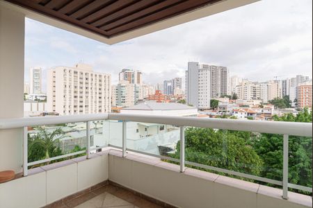 Varanda da Sala de apartamento à venda com 2 quartos, 75m² em Mirandópolis, São Paulo