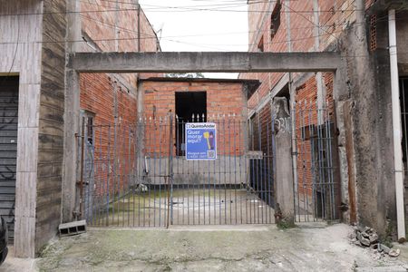 Casa para alugar com 125m², 2 quartos e 1 vagaFachada do imóvel - Placa instalada no portão do imóvel -  Código da placa: YEQA-93