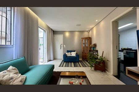 Sala  de apartamento à venda com 3 quartos, 162m² em Grajaú, Belo Horizonte