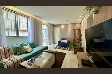Sala  de apartamento à venda com 3 quartos, 162m² em Grajaú, Belo Horizonte