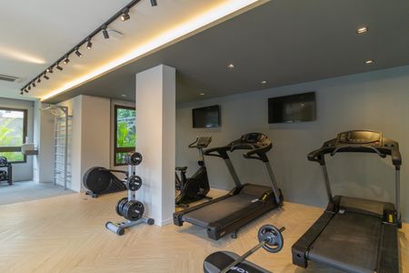 Apartamento para alugar com 76m², 2 quartos e 2 vagas Apartamento para alugar com 76m², 2 quartos e 2 vagasAcademia