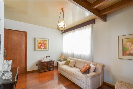 Sala de Estar de apartamento à venda com 3 quartos, 100m² em Santo Antônio, Belo Horizonte