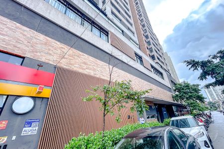 Apartamento para alugar com 50m², 2 quartos e sem vagaFachada com Plaquinha