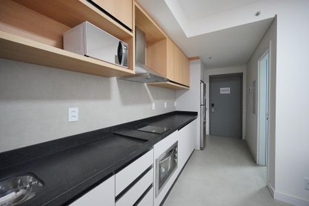 Sala - cozinha de apartamento para alugar com 1 quarto, 31m² em Trindade, Florianópolis