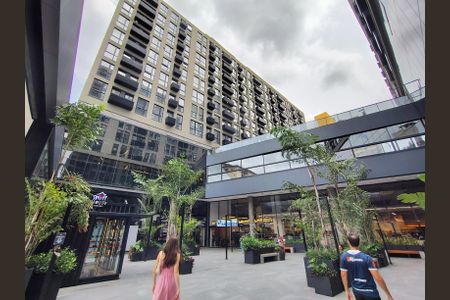 Apartamento para alugar com 31m², 1 quarto e sem vagaFachada do condomínio 