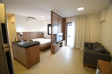 Sala/Quarto de apartamento para alugar com 1 quarto, 48m² em Centro, Campinas
