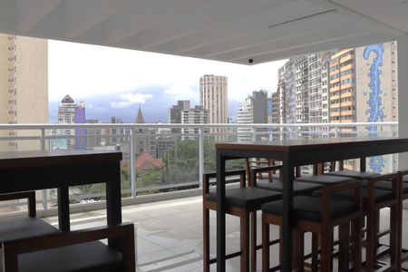 Apartamento à venda com 35m², 1 quarto e 1 vagaChurrasqueira