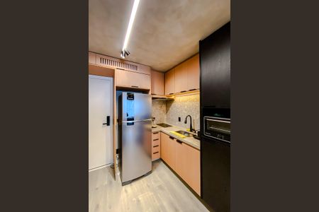 Studio à venda com 27m², 1 quarto e 1 vaga Studio à venda com 27m², 1 quarto e 1 vagaCozinha