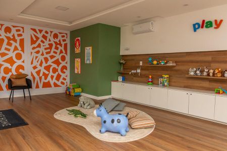 Apartamento para alugar com 83m², 2 quartos e 2 vagas Apartamento para alugar com 83m², 2 quartos e 2 vagasÁrea Comum- Espaço Kids