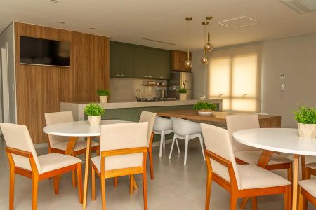Apartamento para alugar com 83m², 2 quartos e 2 vagas Apartamento para alugar com 83m², 2 quartos e 2 vagasÁrea Comum-Espaço Gourmet