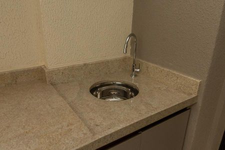 Apartamento para alugar com 83m², 2 quartos e 2 vagas Apartamento para alugar com 83m², 2 quartos e 2 vagasDetalhe Espaço Gourmet Sala-Pia