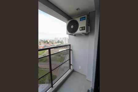 Varanda da Sala de apartamento à venda com 1 quarto, 37m² em Vila Sonia, São Paulo