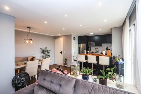 Sala de apartamento à venda com 1 quarto, 60m² em Jardim Celeste, São Paulo